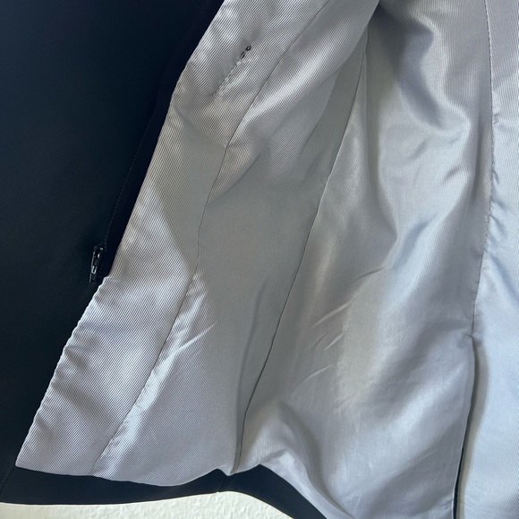 Veronica Beard Color Block Black & Army Jacket/ Blazer - Picture 5 of 9